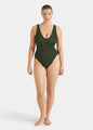 Hunza G - Sadie Swim - Metallic Khaki