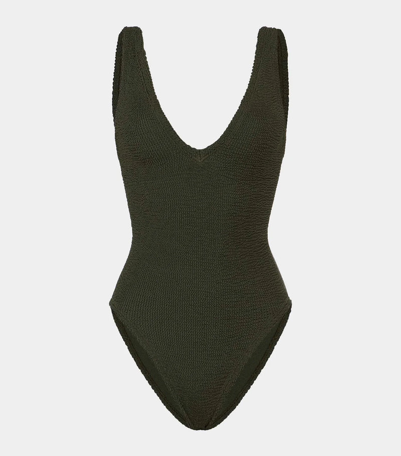 Hunza G - Sadie Swim - Metallic Khaki