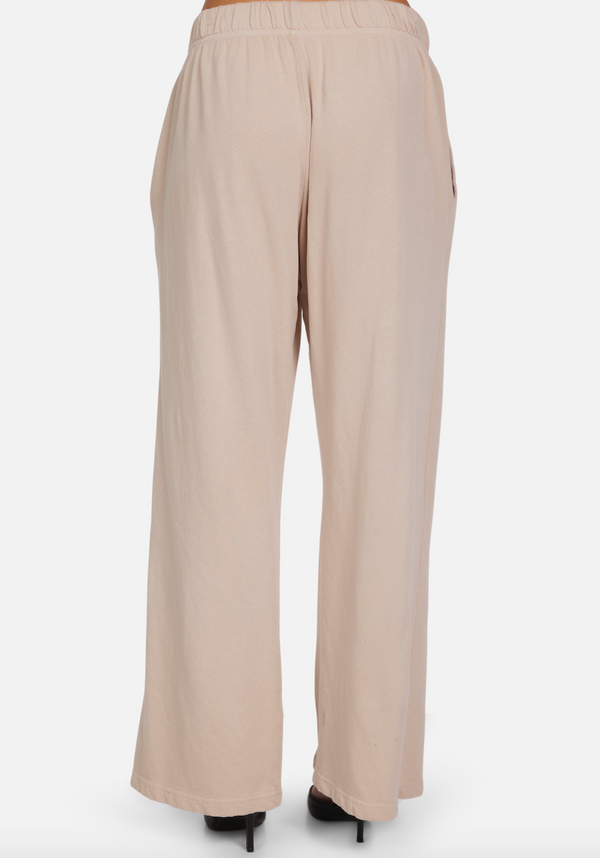 Michael Lauren - Mabel Wide Leg Pant - Soft Beige