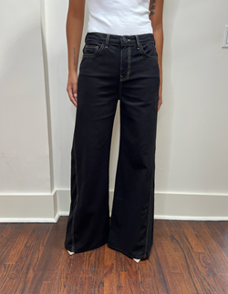 L'agence - Beau Wide-Leg Jean - Noir/Mothergoose