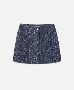 Frame - Denim Boucle Skirt in Magic - Magic