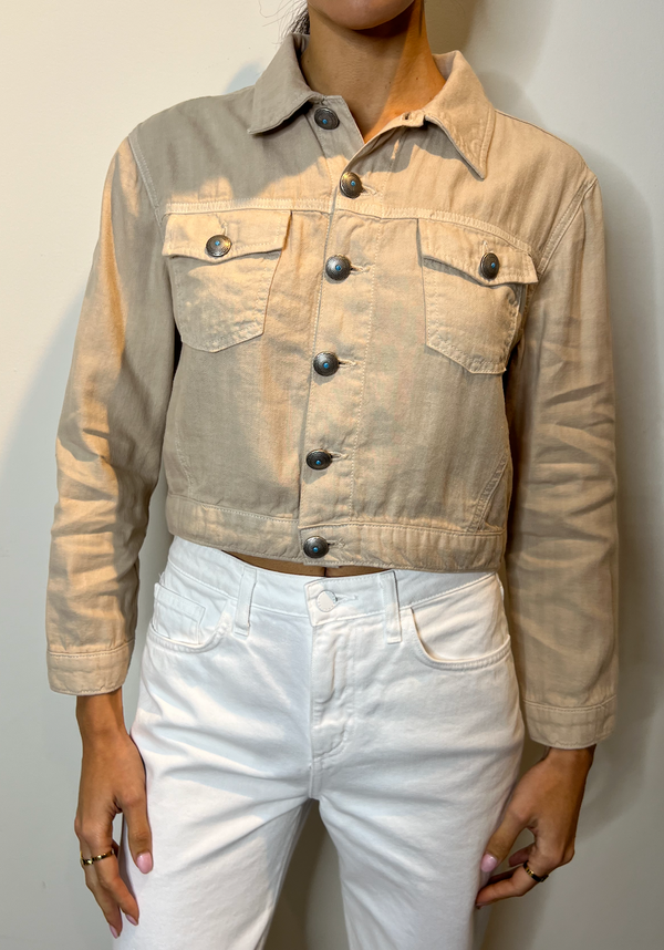 L'agence - Koda Crop Jacket - Cement