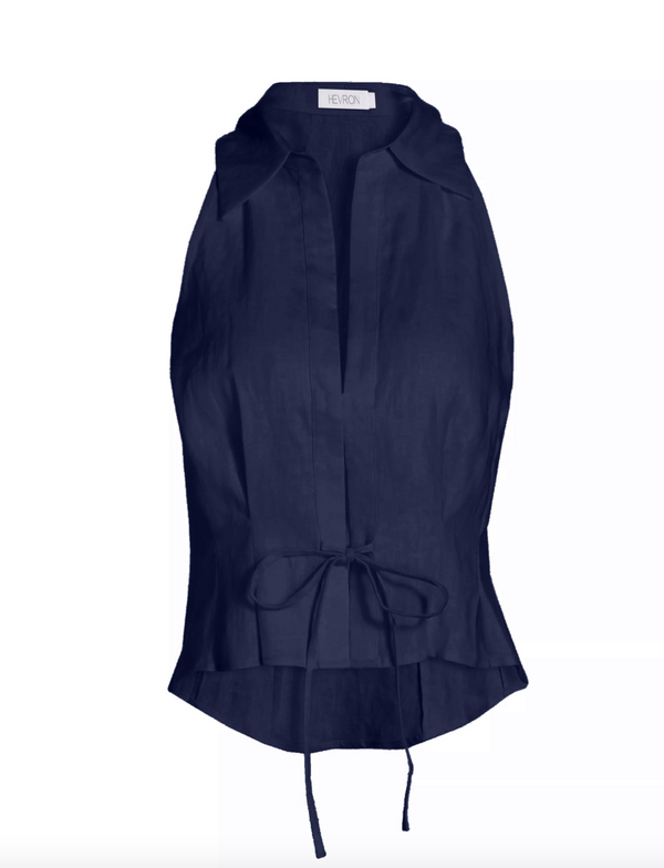 Hevron - Sloan Vest - Indigo