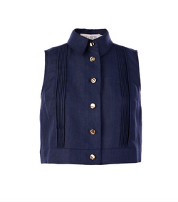 Hevron - Vera Top - Indigo