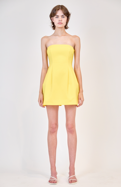 Simkhai - Arta Strapless Mini Dress - Sunny