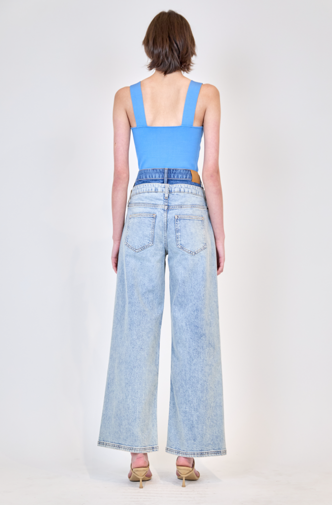 Simkhai - Madine Tank Top - Blue Hydrangea