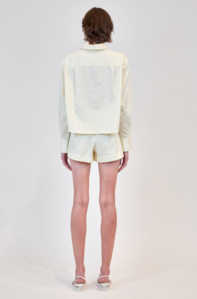 Simkhai - Renata Cotton Shirt - Buttercream