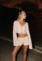 Bananhot - Miana Top - Knitted Pink Stripes
