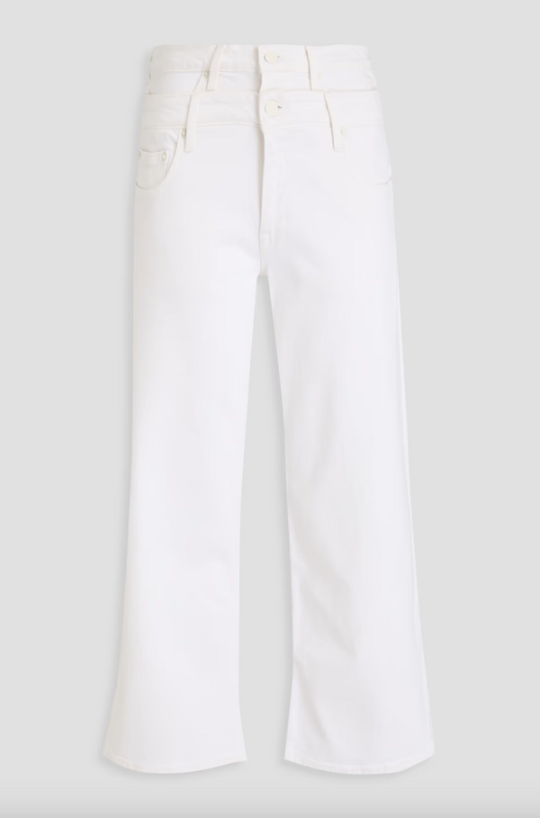 Simkhai - Kove high-rise wide-leg jeans - White