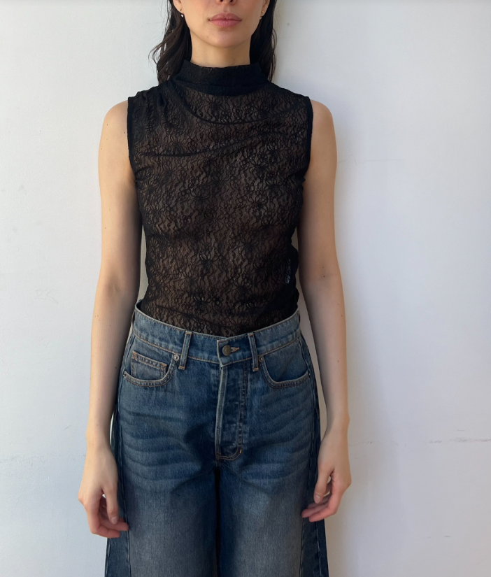 Veronica Beard - Mylie Lace Tank Top - Black