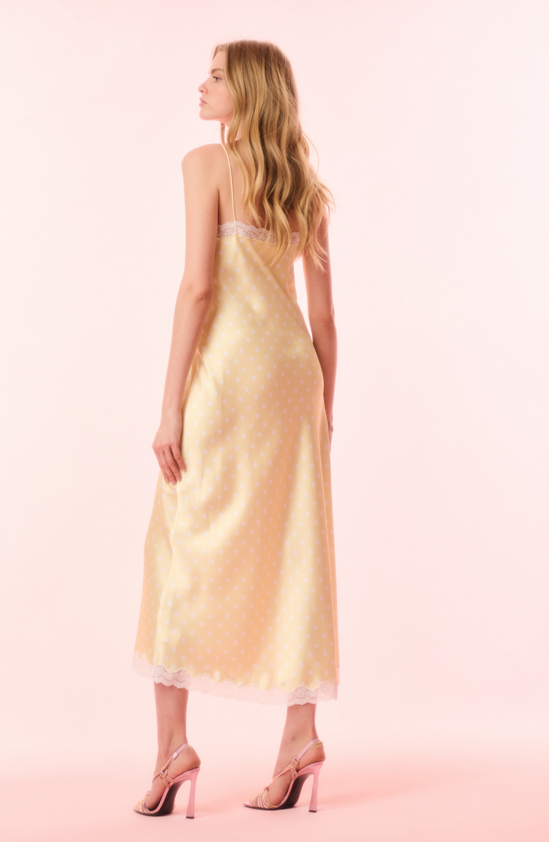 Loveshackfancy - Manuela Slip Maxi Dress - Marigold