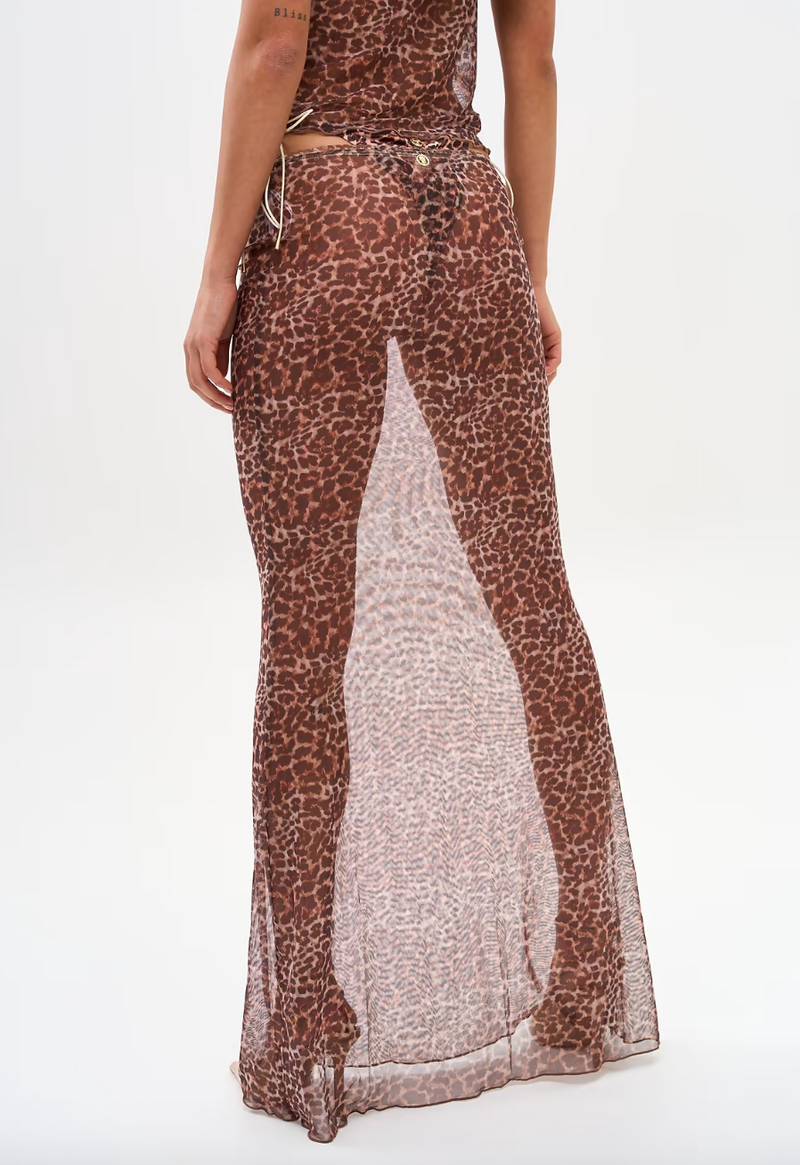 Bananhot - Solay Skirt - Leopard Dream