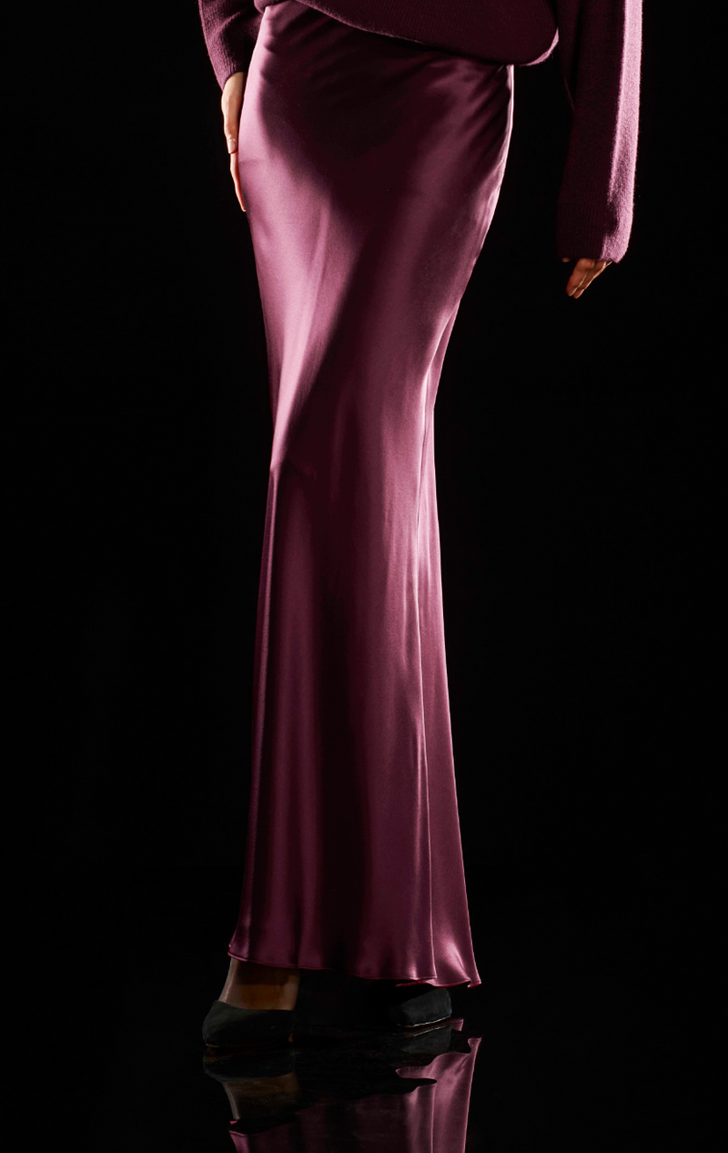 The Sei - Bias Maxi Skirt - Merlot