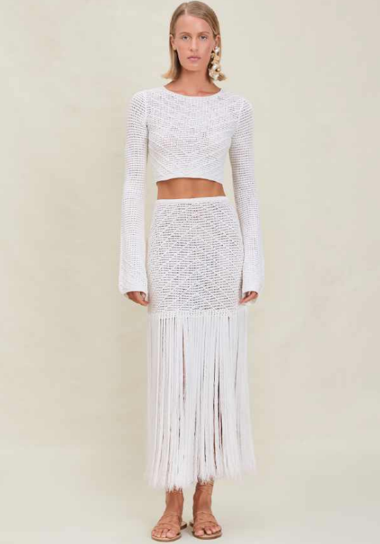 Devon Windsor - Enda Skirt - Dove