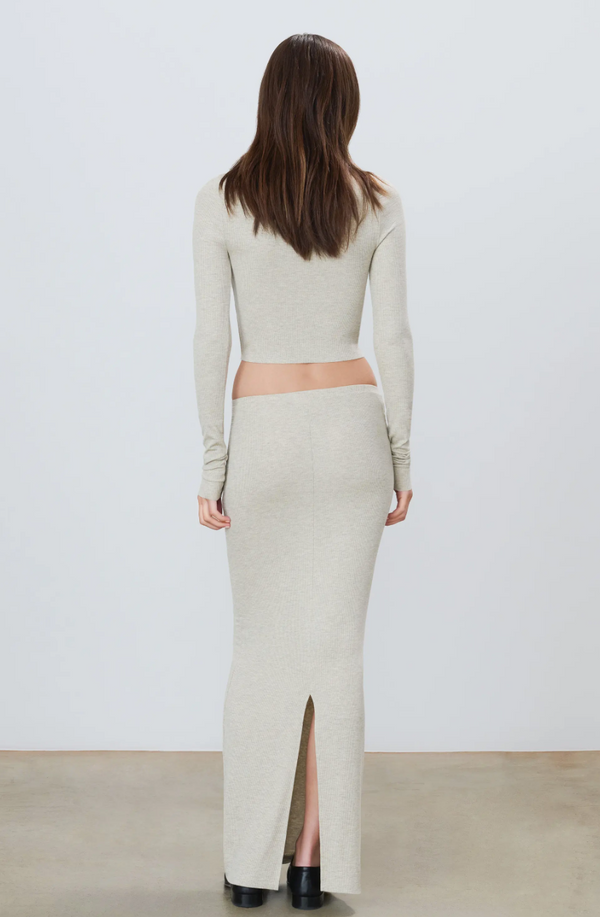 Eterne - Emma Skirt - Heather Oatmeal