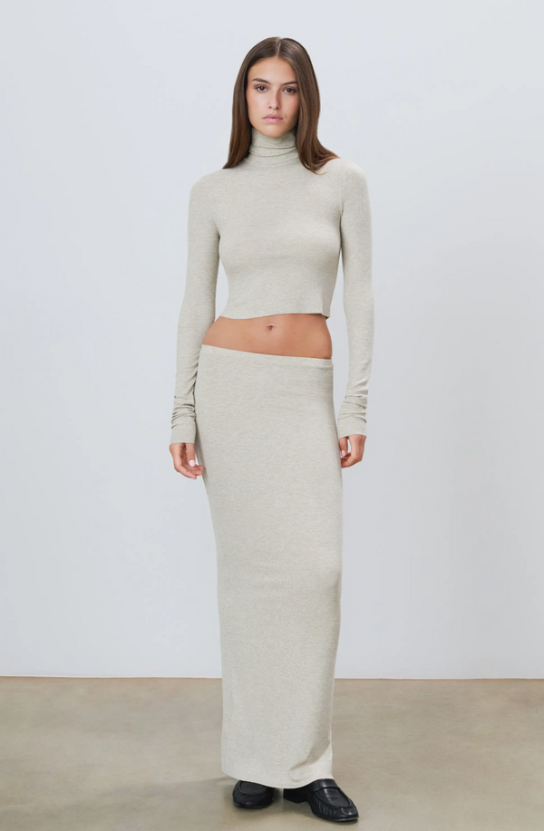 Eterne - Emma Skirt - Heather Oatmeal
