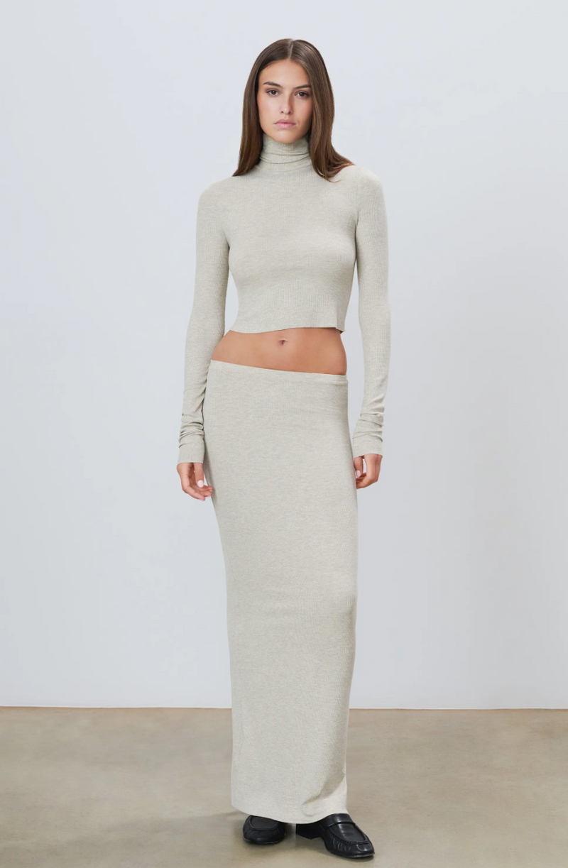 Eterne - Emma Skirt - Heather Oatmeal