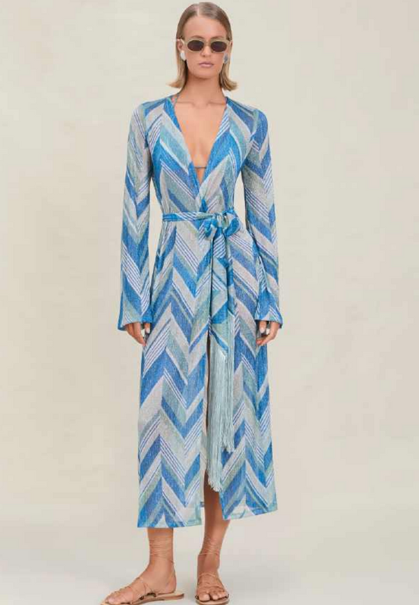 Devon Windsor - Odessa Robe - Glacier