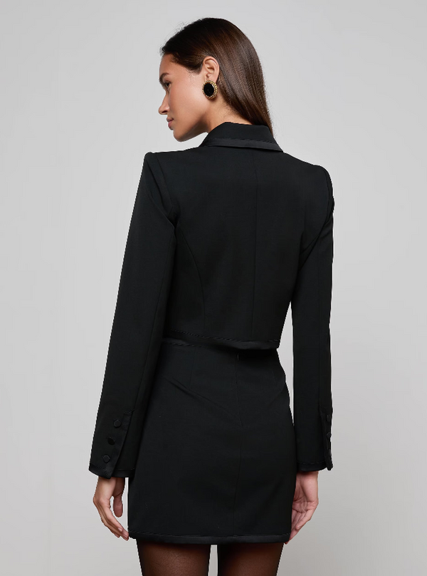 L'agence - Blythe Cropped Jacket -  Black