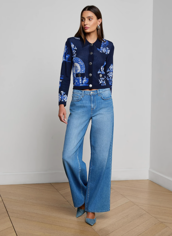 L'agence - Alicent Wide-Leg Jean - Figueroa