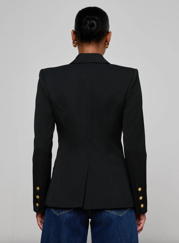 L’agence - Kyomi Double-Breasted Blazer - Black