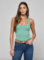 L’agence - Nica Scoopneck Bodysuit - Malachite Green