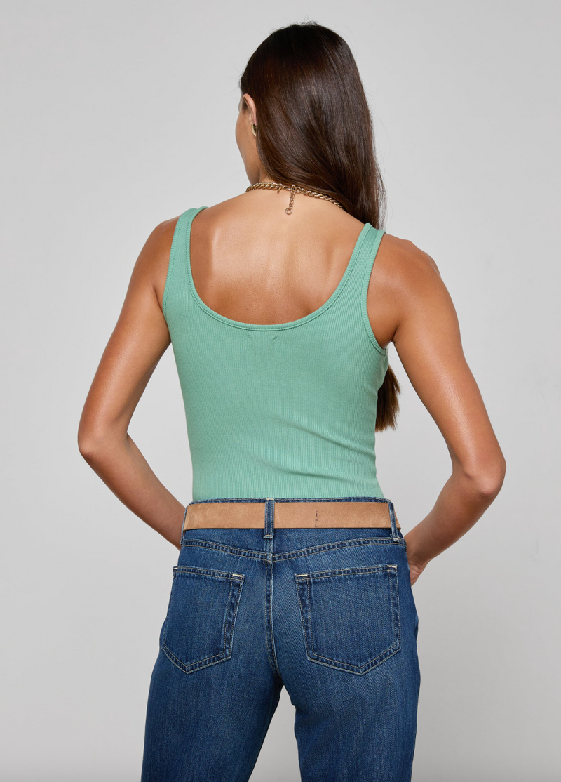 L’agence - Nica Scoopneck Bodysuit - Malachite Green