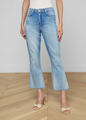 L’agence - Kendra Cropped Flare Jean - Dry Ice