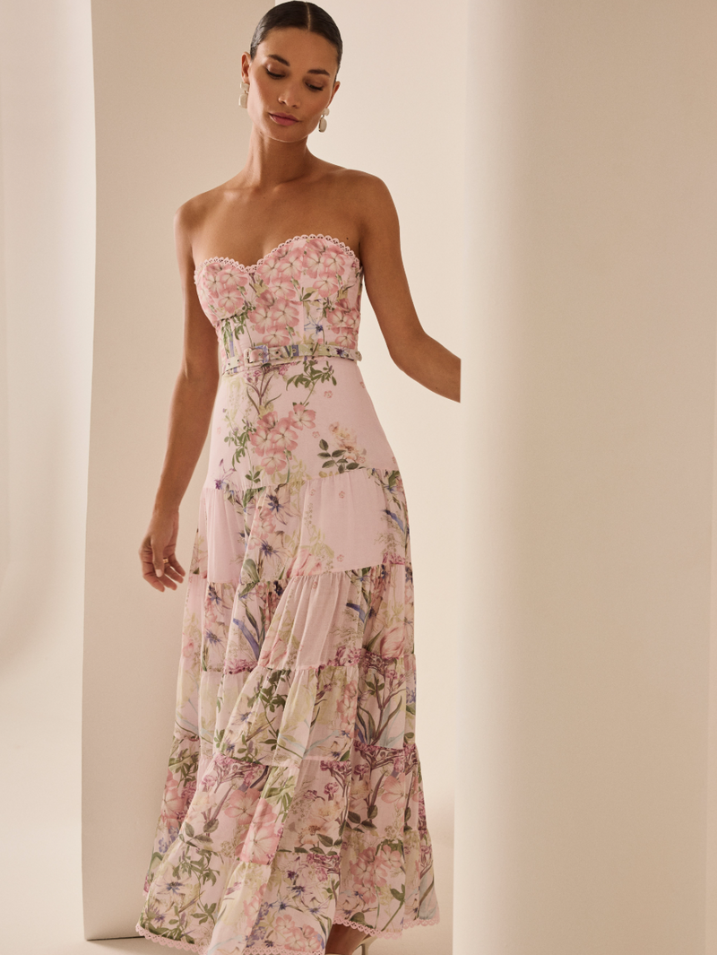 charo ruiz dress pink Spiana Dress