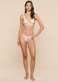 L'agence - Nicole Bikini Bottom - Pink Multi Colorful Palm