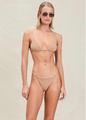Devon Windsor - Zuri Top - Gold Shimmer