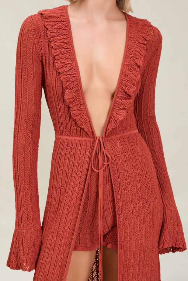 Devon Windsor - Sienna Robe - Terracota