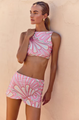 Shani Shemer - Aria Top - Pink Flower Print