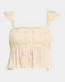 LoveShackFancy - Siena Floral Top - Sweet Jasmine