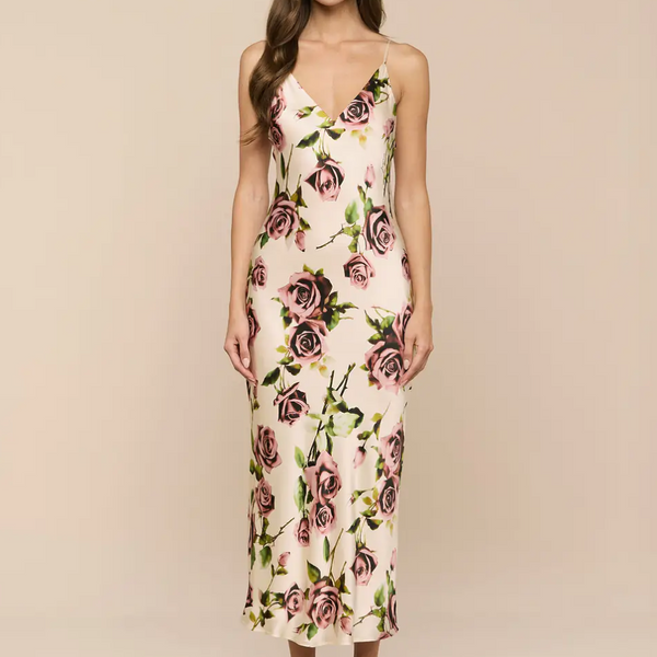 mauve satin slip dress Silk Slip Dress Mauve