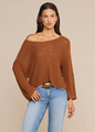 L'agence - Ethan Knit Pullover - Dark Caramel