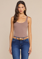 L'agence - Nica Scoopneck Bodysuit - Cardamom