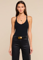 L'agence - Wrenna Racerback Bodysuit - Black