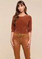 L'agence - Guinevere Cropped Pullover - Java
