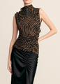 Veronica Beard - Briana Top - Ochre/Black