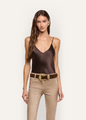 L'agence - Lexi Silk Camisole - Dark Espresso