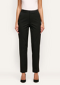 L'agence - Rebel Trouser with Satin Trim - Black/Black
