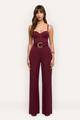 L'agence - Jessa Bustier Jumpsuit - Deep Port