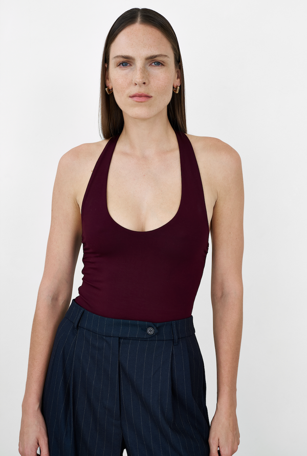 Bamboo Halter Bodysuit
