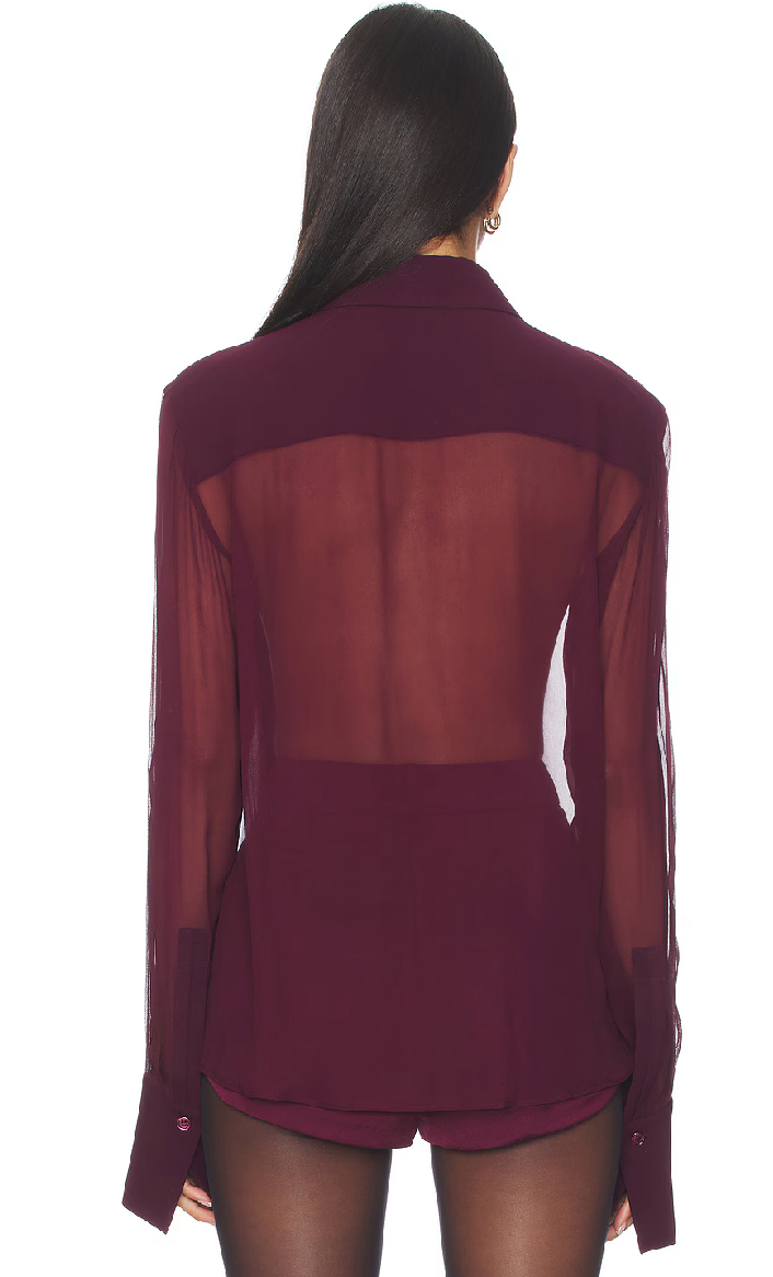 Meghan Panelled Silk Blouse