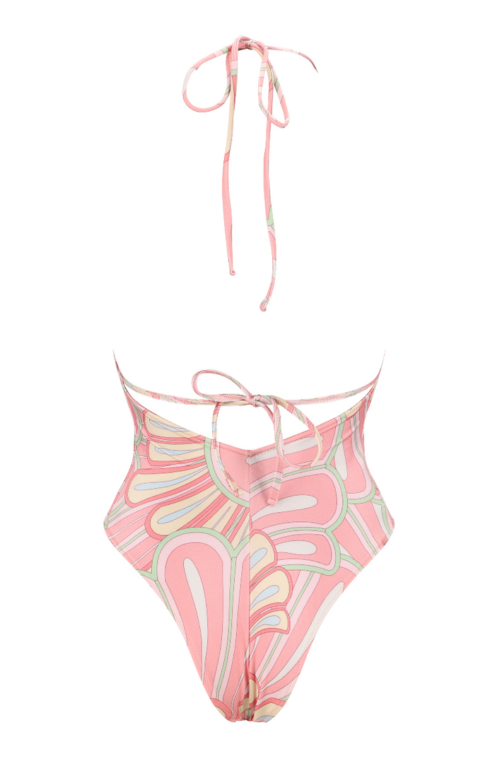 Shani Shemer - Elia One Piece - Pink Flower Print