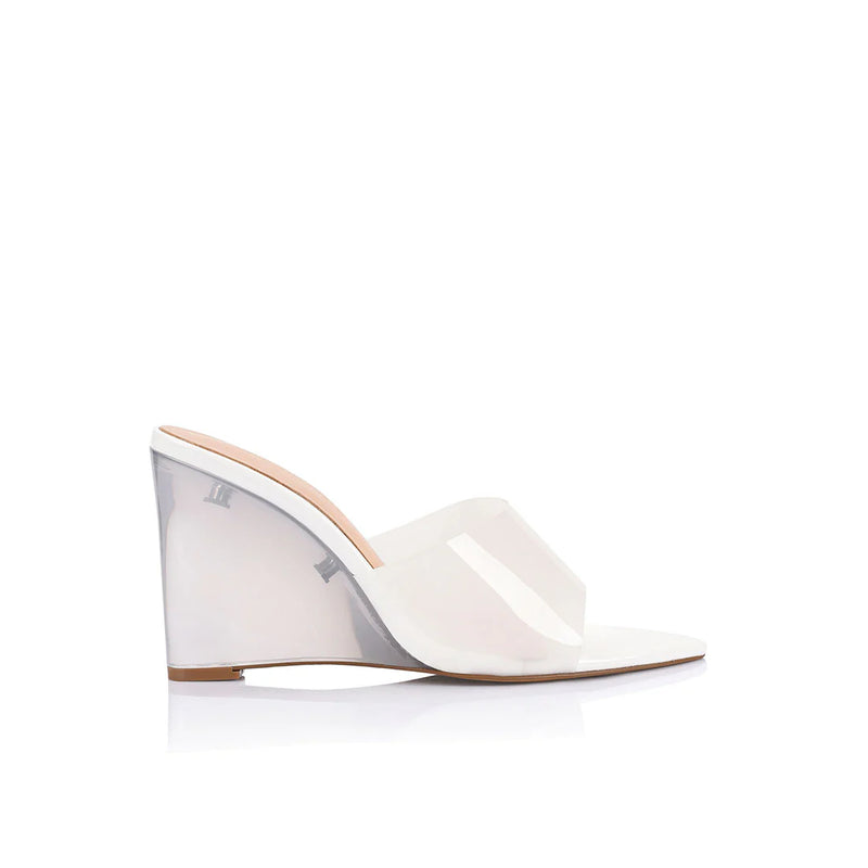 Lana Wilkinson - Sera Wedge Sandal - White