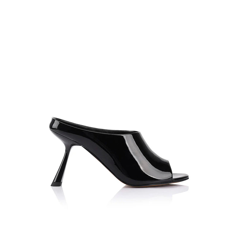 Lana Wilkinson - Sloane Mule Patent Leather - Black