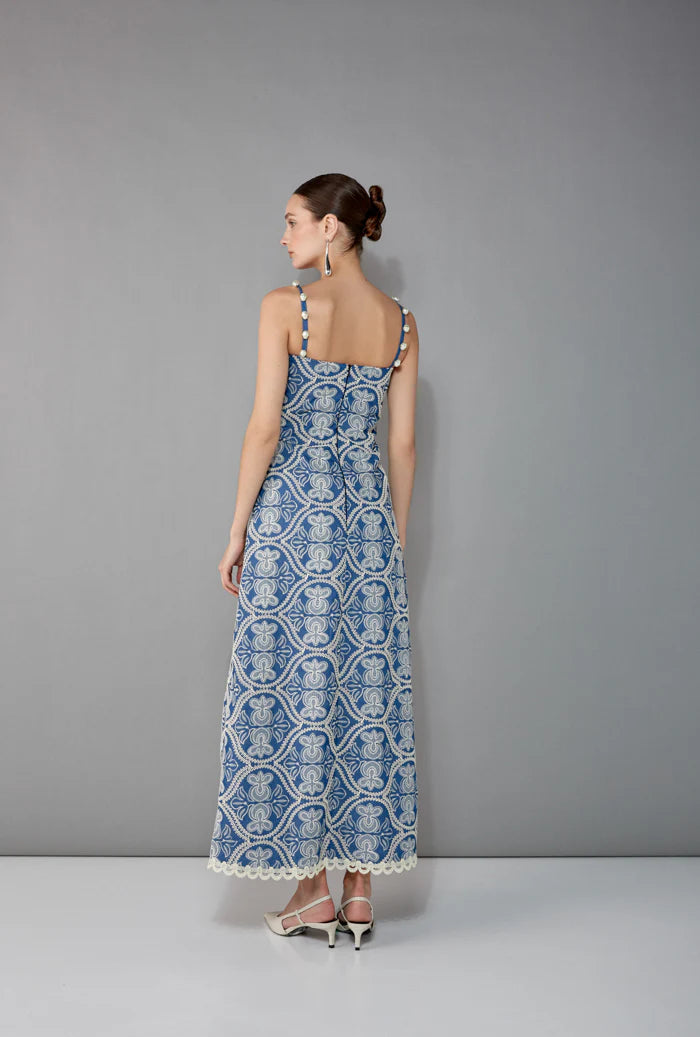 Waimari - Stella Maxi Dress - Denim