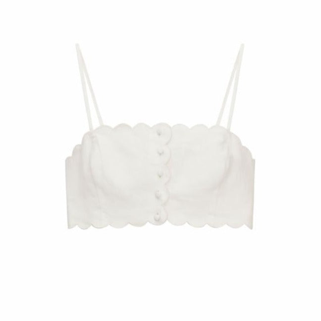 Loveshackfancy - Isadore Top - White